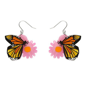 Erstwilder - A Butterfly Named Flutter Drop Earrings (Clare Youngs) - 20th Century Artifacts