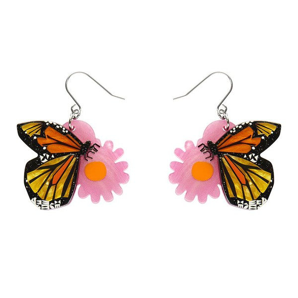 Erstwilder - A Butterfly Named Flutter Drop Earrings (Clare Youngs) - 20th Century Artifacts