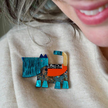 Load image into Gallery viewer, Erstwilder - A Scottie Named Woof Brooch (Clare Youngs) - 20th Century Artifacts