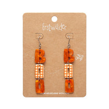 Load image into Gallery viewer, Erstwilder - BOO Gingham Drop Earrings - 20th Century Artifacts