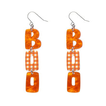 Load image into Gallery viewer, Erstwilder - BOO Gingham Drop Earrings - 20th Century Artifacts