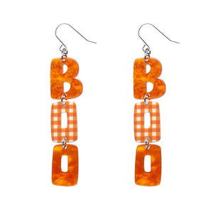 Erstwilder - BOO Gingham Drop Earrings - 20th Century Artifacts