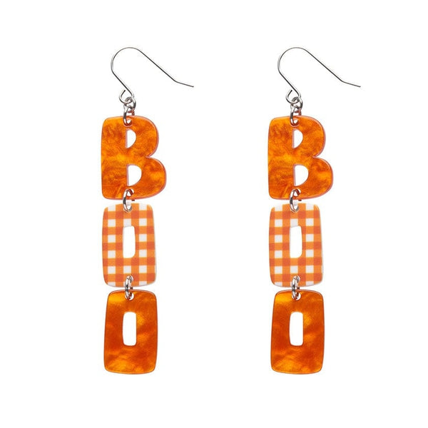 Erstwilder - BOO Gingham Drop Earrings - 20th Century Artifacts