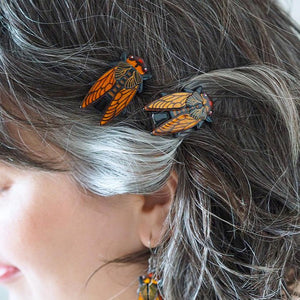 Erstwilder - Cicadian Rhythms Hair Clips Set - 2 Piece (Jocelyn Proust) - 20th Century Artifacts