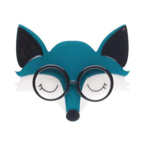 Erstwilder - Emry the Asleep Fox Brooch (2015) - 20th Century Artifacts