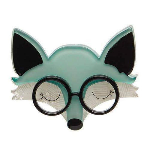 Erstwilder - Emry the Asleep Fox Brooch (2016) (pre-loved) - 20th Century Artifacts