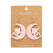 Load image into Gallery viewer, Erstwilder - Fairy Moon Drop Earrings - Pink - 20th Century Artifacts