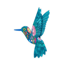 Load image into Gallery viewer, Erstwilder - Frida&#39;s Hummingbird Brooch (Frida Kahlo) - 20th Century Artifacts