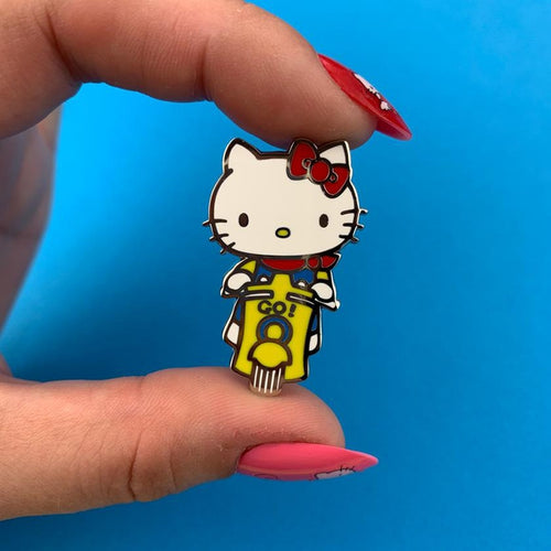 Erstwilder - Hello Kitty Scooter Enamel Pin - 20th Century Artifacts