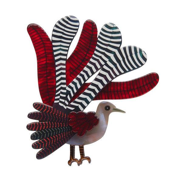 Erstwilder - Lilly Lyre Bird Brooch (Jocelyn Proust) - 20th Century Artifacts