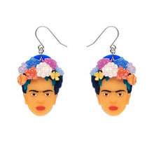 Load image into Gallery viewer, Erstwilder - My Own Muse Frida Drop Earrings (Frida Kahlo) - 20th Century Artifacts