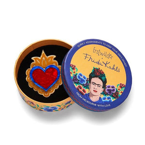 Erstwilder - *** Passion of the Heart Brooch (Frida Kahlo) FREE GIFT WITH PURCHASE - 20th Century Artifacts