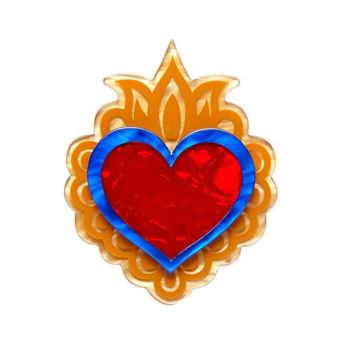 Erstwilder - *** Passion of the Heart Brooch (Frida Kahlo) FREE GIFT WITH PURCHASE - 20th Century Artifacts