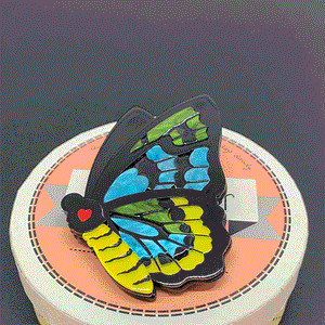 Erstwilder - Prettiest Papillion Cairns Birdwing Butterfly Brooch (2020) - 20th Century Artifacts