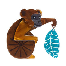 Load image into Gallery viewer, Erstwilder - Princely Primate Monkey Brooch - 20th Century Artifacts