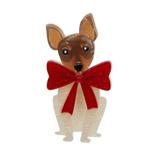 Erstwilder - Russell Bow Jack Russell Dog Brooch (2016) - 20th Century Artifacts