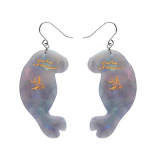 Load image into Gallery viewer, Erstwilder - The Dutiful Dugong Drop Earrings (Pete Cromer) (2023) - 20th Century Artifacts