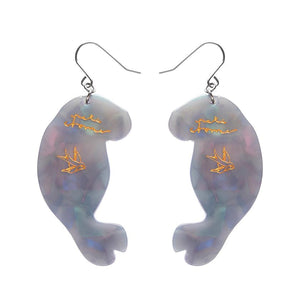 Erstwilder - The Dutiful Dugong Drop Earrings (Pete Cromer) (2023) - 20th Century Artifacts