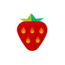 Load image into Gallery viewer, Erstwilder - Wiggles Fruit Salad Strawberry Brooch - 20th Century Artifacts