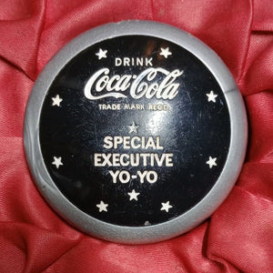 Coca-Cola Special Executive Black and Silver Yo-Yo 1967 - 20th Century Artifacts