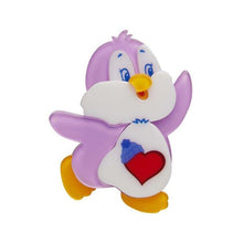 Load image into Gallery viewer, Erstwilder - Care Bears Cozy Heart Penguin Brooch (2020) - 20th Century Artifacts