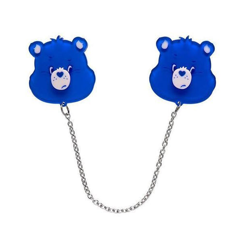 Erstwilder - Care Bears Grumpy Bear™ Cardigan Clips - 20th Century Artifacts