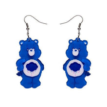 Load image into Gallery viewer, Erstwilder - Care Bears What’s Up, Grumpy Bear™? Earrings - 20th Century Artifacts