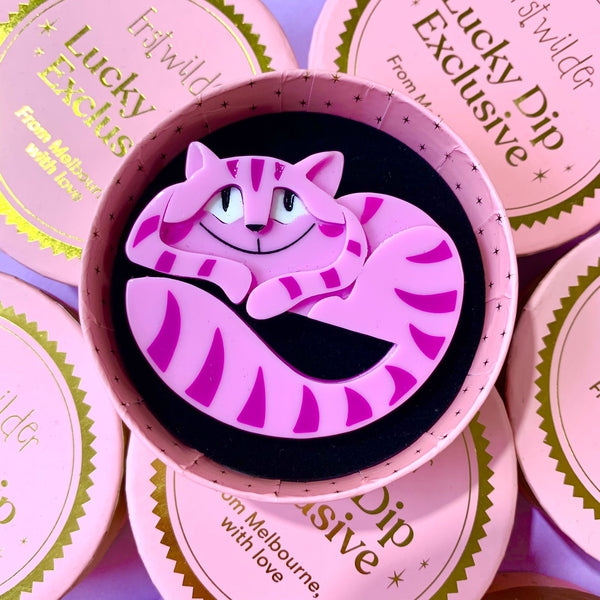 Erstwilder - Cheeky Cheshire Cat Brooch 2022 - 20th Century Artifacts