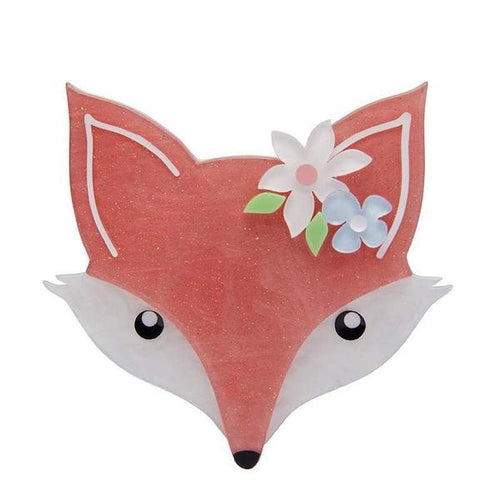 Erstwilder - Flora Fox Face Brooch (2019) - 20th Century Artifacts