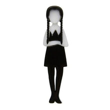 Load image into Gallery viewer, Erstwilder - Full of Woe Wednesday Addams Brooch (2016) - 20th Century Artifacts