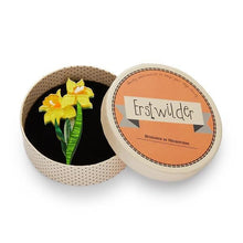 Load image into Gallery viewer, Erstwilder - Garden Goddess Daffodil Brooch (2020) - 20th Century Artifacts