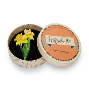 Erstwilder - Garden Goddess Daffodil Brooch (2020) - 20th Century Artifacts