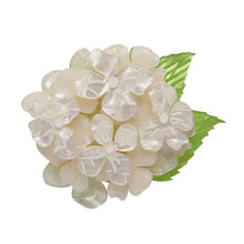 Load image into Gallery viewer, Erstwilder - Heartfelt Hydrangea Brooch (white) - 20th Century Artifacts