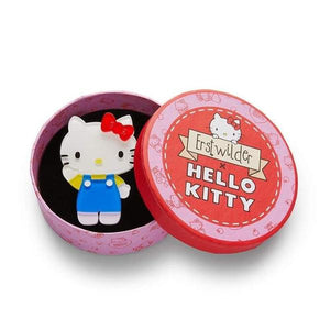 Erstwilder - Hello Kitty Meet Kitty White Brooch - 20th Century Artifacts