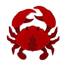 Load image into Gallery viewer, Erstwilder - Huggable Decapod King Crab Brooch (2020) - 20th Century Artifacts