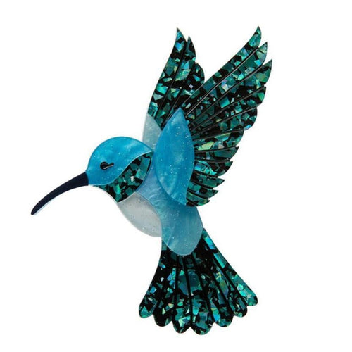 Erstwilder - Hyacinth the Hummingbird Brooch (2021) - 20th Century Artifacts