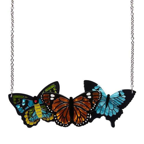 Erstwilder - Kaleidoscope of Colour Butterfly Necklace (2020) - 20th Century Artifacts