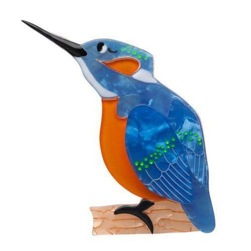 Erstwilder - Karmen Kingfisher Brooch (2014) - 20th Century Artifacts