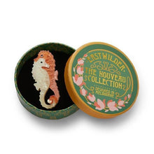 Load image into Gallery viewer, Erstwilder - Lovers Entwined Seahorses Brooch (2020) - 20th Century Artifacts