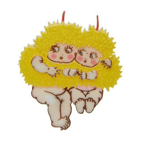 Erstwilder - May Gibbs Wattle Babies Brooch (2017) - 20th Century Artifacts