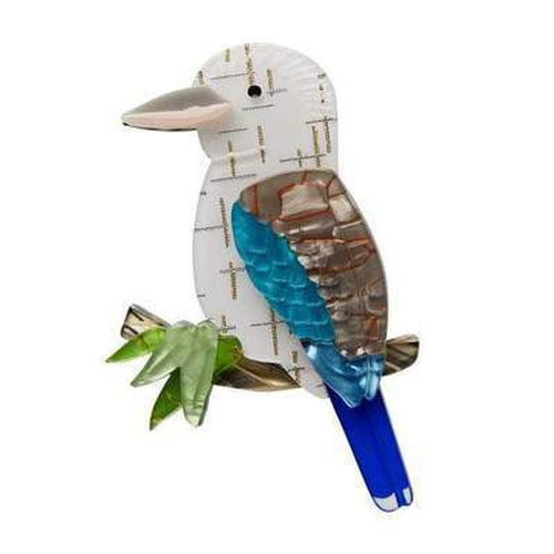 Erstwilder - No Laughing Matter Kookaburra Brooch (2018) - 20th Century Artifacts