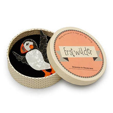 Load image into Gallery viewer, Erstwilder - Ollie the Brave Puffin Brooch (2017) - 20th Century Artifacts