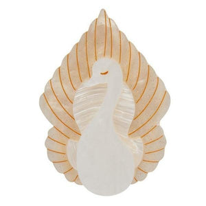 Erstwilder - On White Wings Swan Brooch (2020) - 20th Century Artifacts