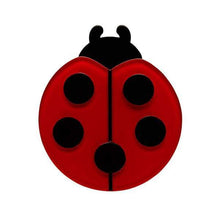 Load image into Gallery viewer, Erstwilder - Our Lady&#39;s Bird Ladybug Brooch (2020) - 20th Century Artifacts