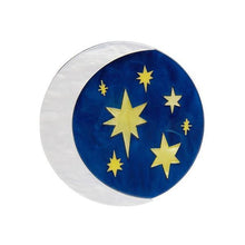 Load image into Gallery viewer, Erstwilder - Our Lovely Luna Moon Brooch (2020) - 20th Century Artifacts