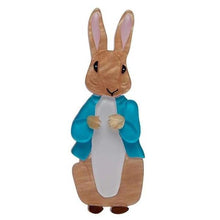 Load image into Gallery viewer, Erstwilder - Peter Rabbit Brooch (2020) - 20th Century Artifacts