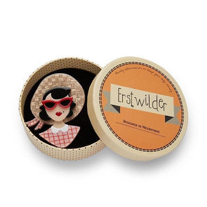 Erstwilder - Picnic Portrait Brooch (2020) - 20th Century Artifacts