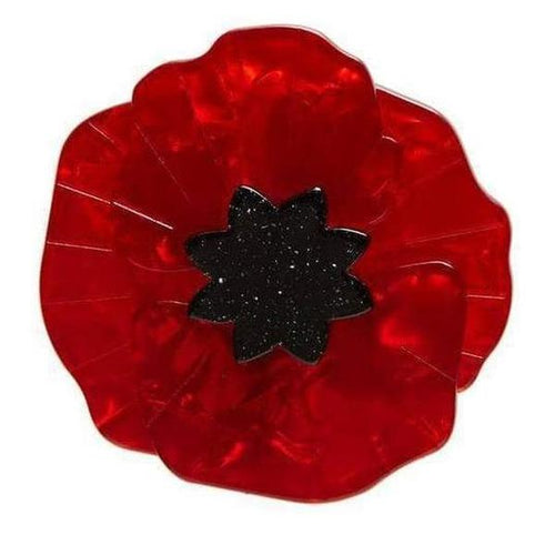 Erstwilder - Poppy Field Brooch (2017) Red - 20th Century Artifacts