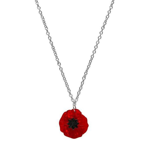 Erstwilder - Poppy Field Mini Pendant Necklace - 20th Century Artifacts