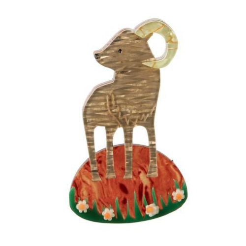 Erstwilder - Pride of Big Horn Ram Brooch (2015) - 20th Century Artifacts